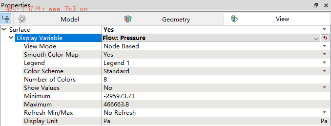 Simerics MP+6.0如何修改云图显示样式